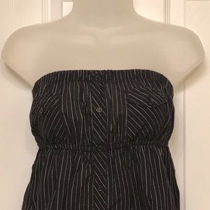 Adorable pinstripe Halter top